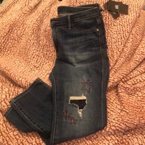 Rock & Republic Mid rise super Skinny Jean size 14